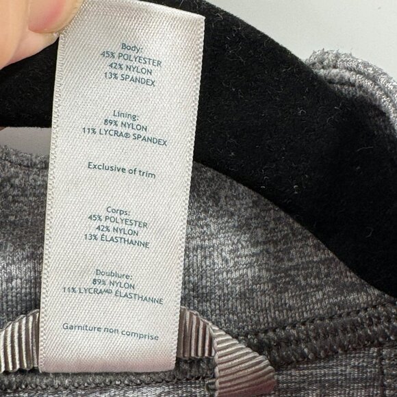 Ivivva By Lululemon Girls Grey Full Zip Jacket W/ Pink Accents Thumb Holes Sz 12 - Picture 5 of 7